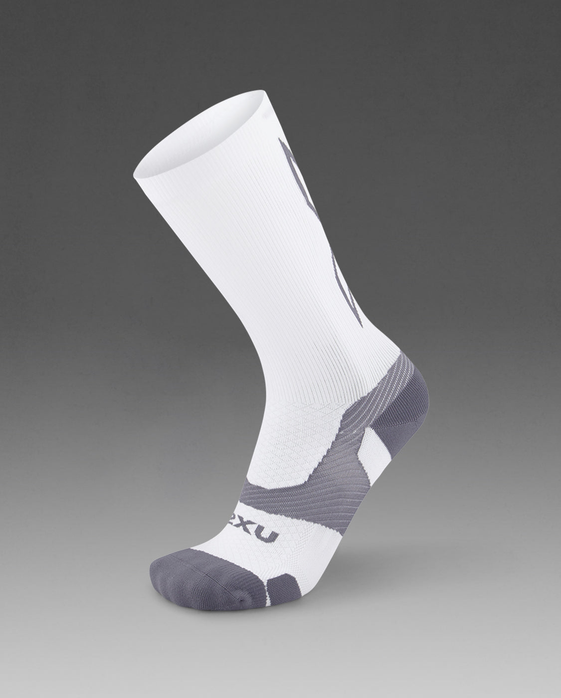 Off-White ソックス　グレー　タグ付　新品 ベクター ライトクッション クルーソックス UA7005E WHT/GRY – 2XU Japan