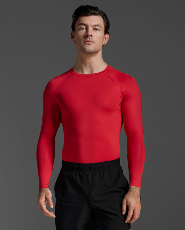 【NEW color】PWXコンプレッション ロングスリーブトップ MA6398A RED/NLO