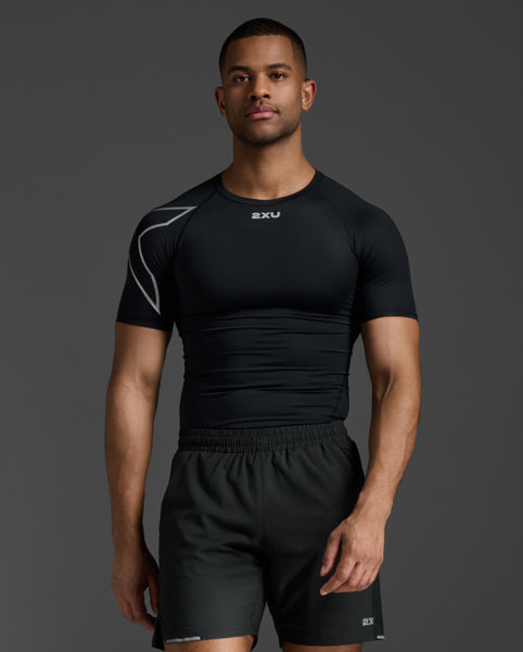 正規品 2XU ELITE ショートスリーブ コンプレッション トップ PWXコンプレッション ショートスリーブトップ MA6399A BLK/SIL – 2XU Japan