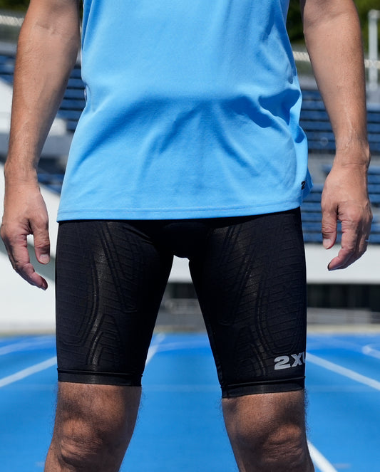 販売店限定モデル- メンズ ライトスピードMCSラン レースコンプショート MA7235B BLK/SRF