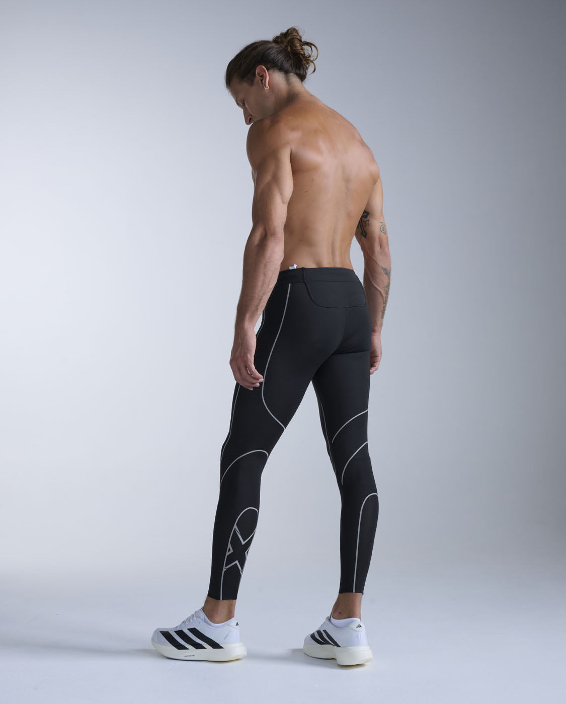 メンズ ライトスピード キネシス コンプレッションタイツ MA7626B BLK
