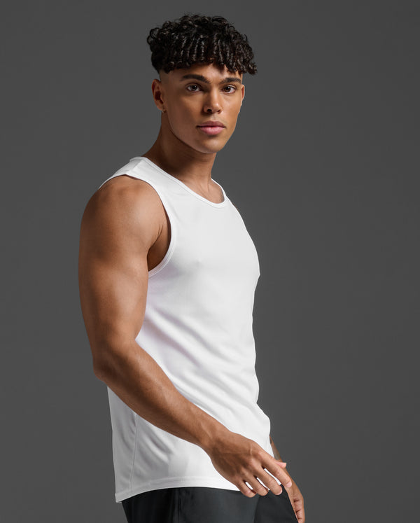 メンズ エアロタンク MR6676A WHT/SRF〈セール返品交換・不可〉