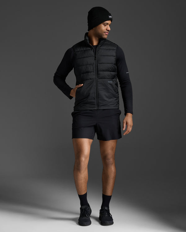 メンズ コミュート パッカブルベスト MR7146A BLK/TRB