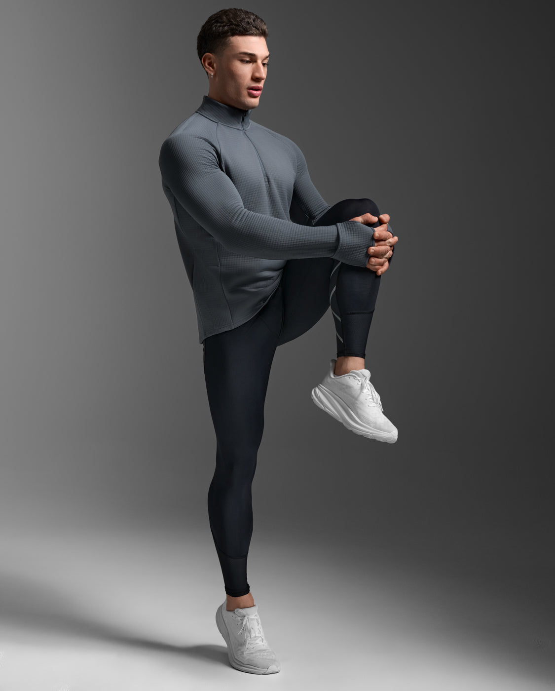 【NEW】メンズ イグニション HYPER-HAPTIX 1/4ジップ ロング MR7349A TRB/BRF