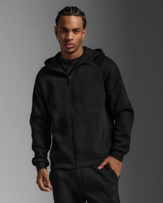 メンズコミュート スムーススペーサー フルジップジャケット MR7389A BLK/BLK