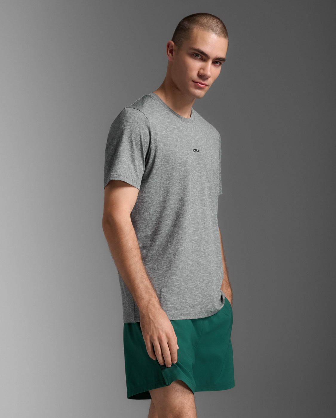 【NEW】メンズ モーションTシャツ  MR7391A HBM/BLK