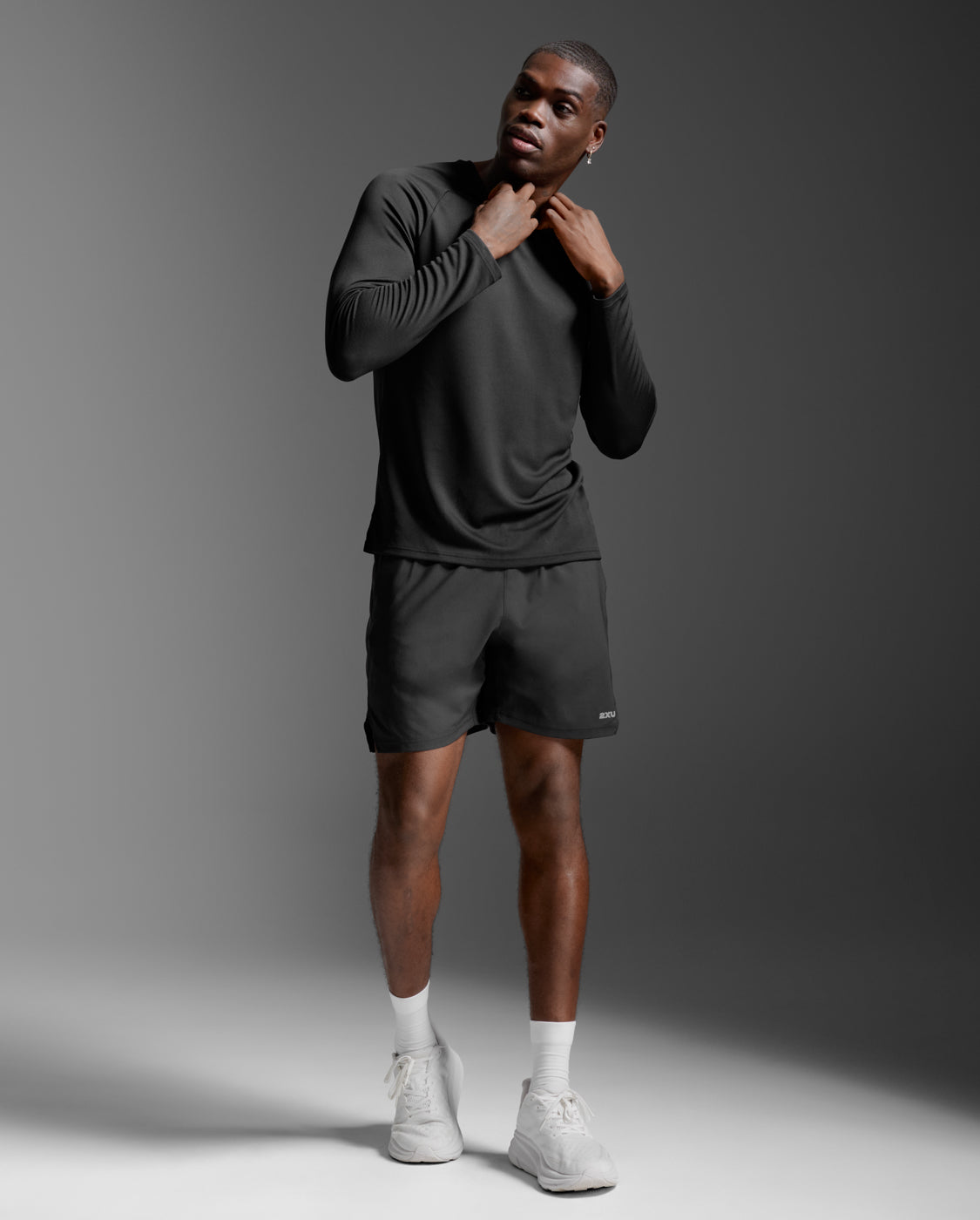 【NEW】メンズ エアロ ロングスリーブシャツ MR7422A BLK/SRF