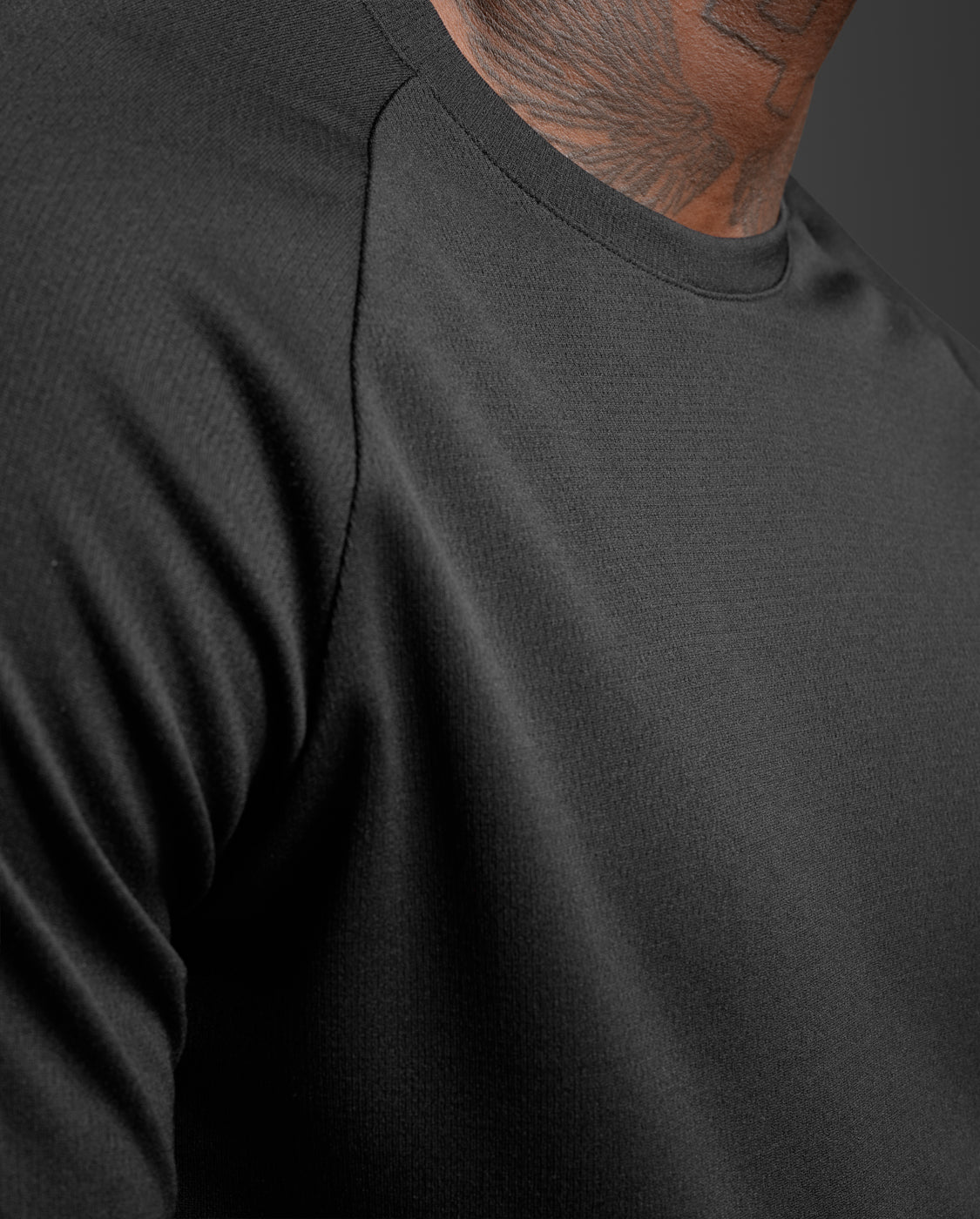 【NEW】メンズ エアロ ロングスリーブシャツ MR7422A BLK/SRF