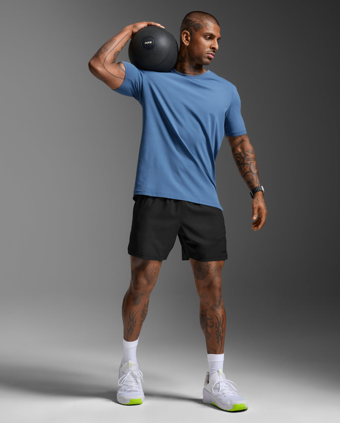 【NEW】メンズ モーションコットン フレックスTeeシャツ MR7427A IND/IND