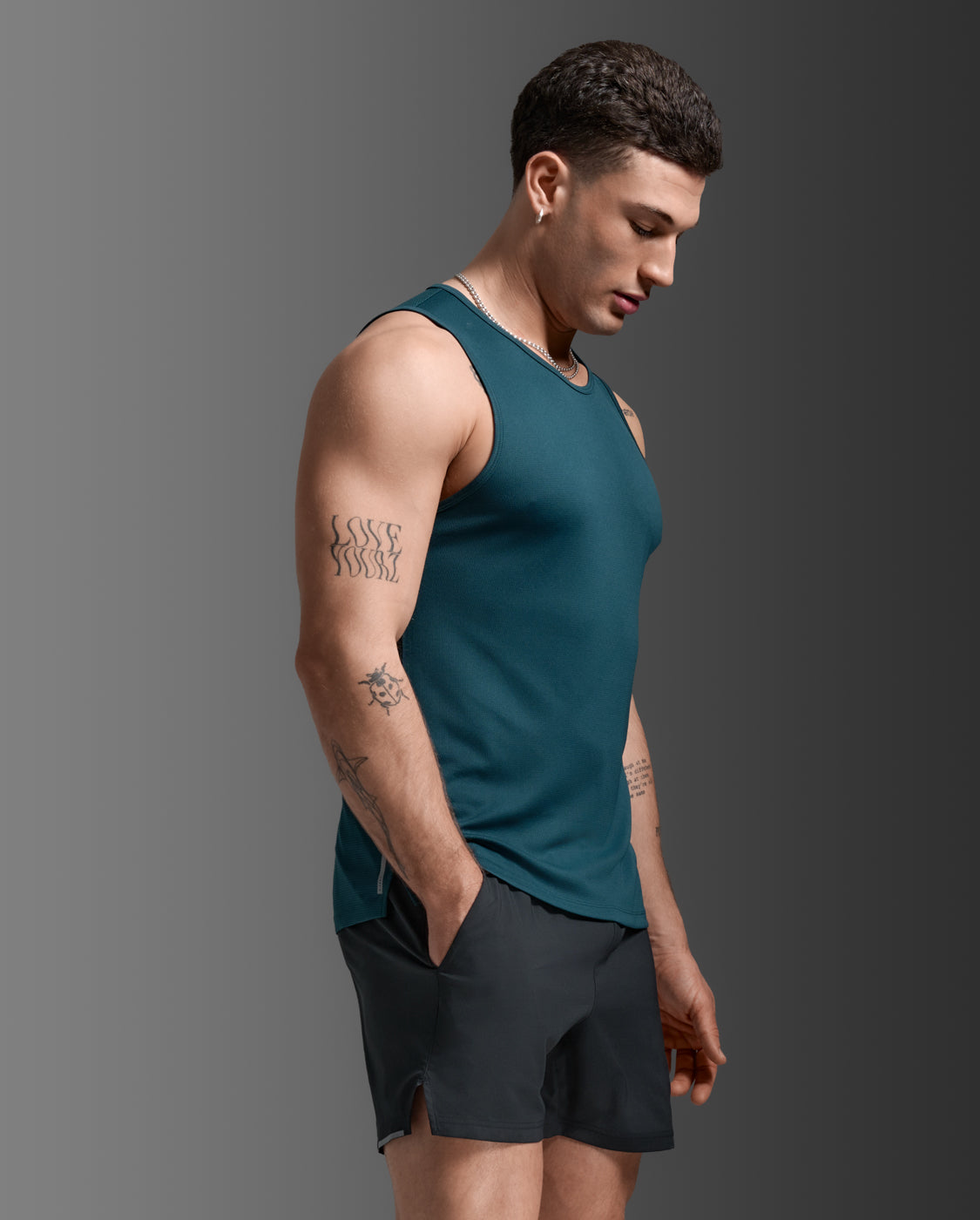 【NEW】メンズ エアロ メッシュタンク MR7440A DKM/SRF