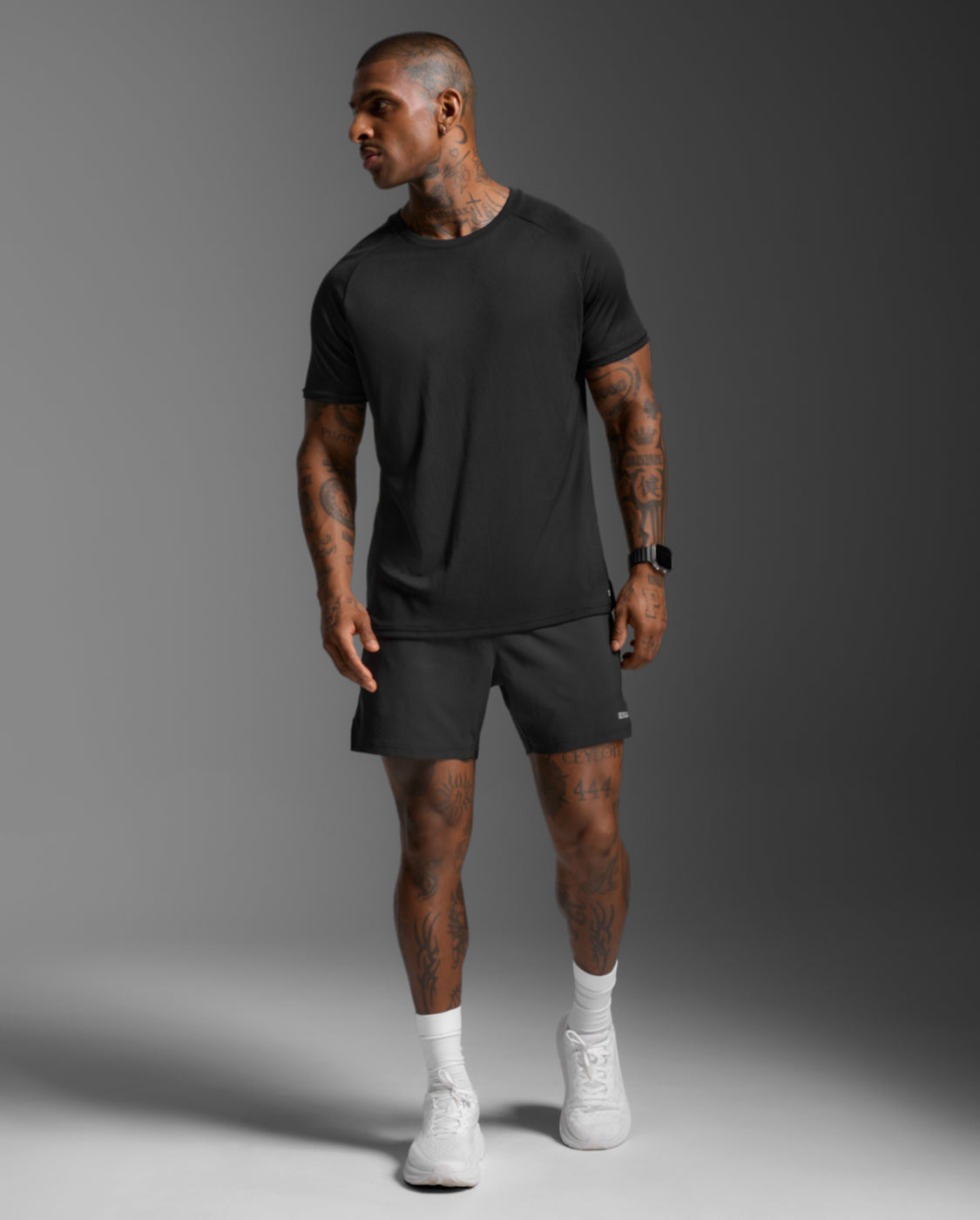 【NEW】メンズ エアロTEEシャツ MR7441A BLK/SRF