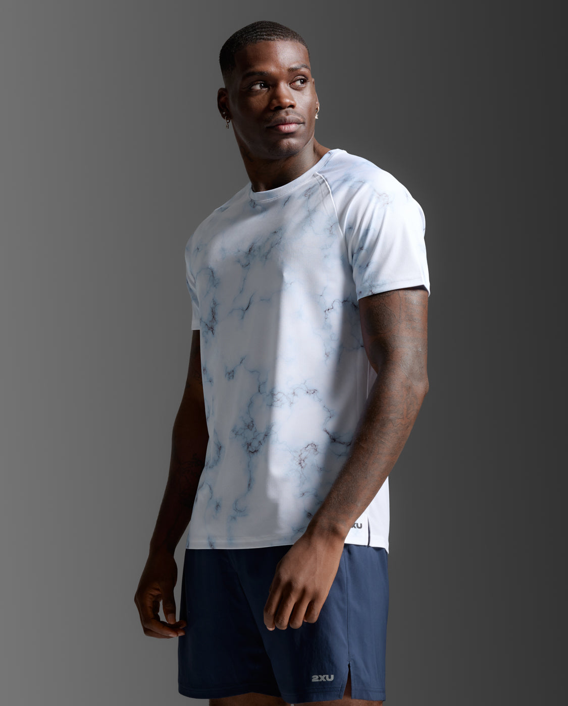 【NEW】メンズ エアロTEEシャツ MR7441A BMB/BRF