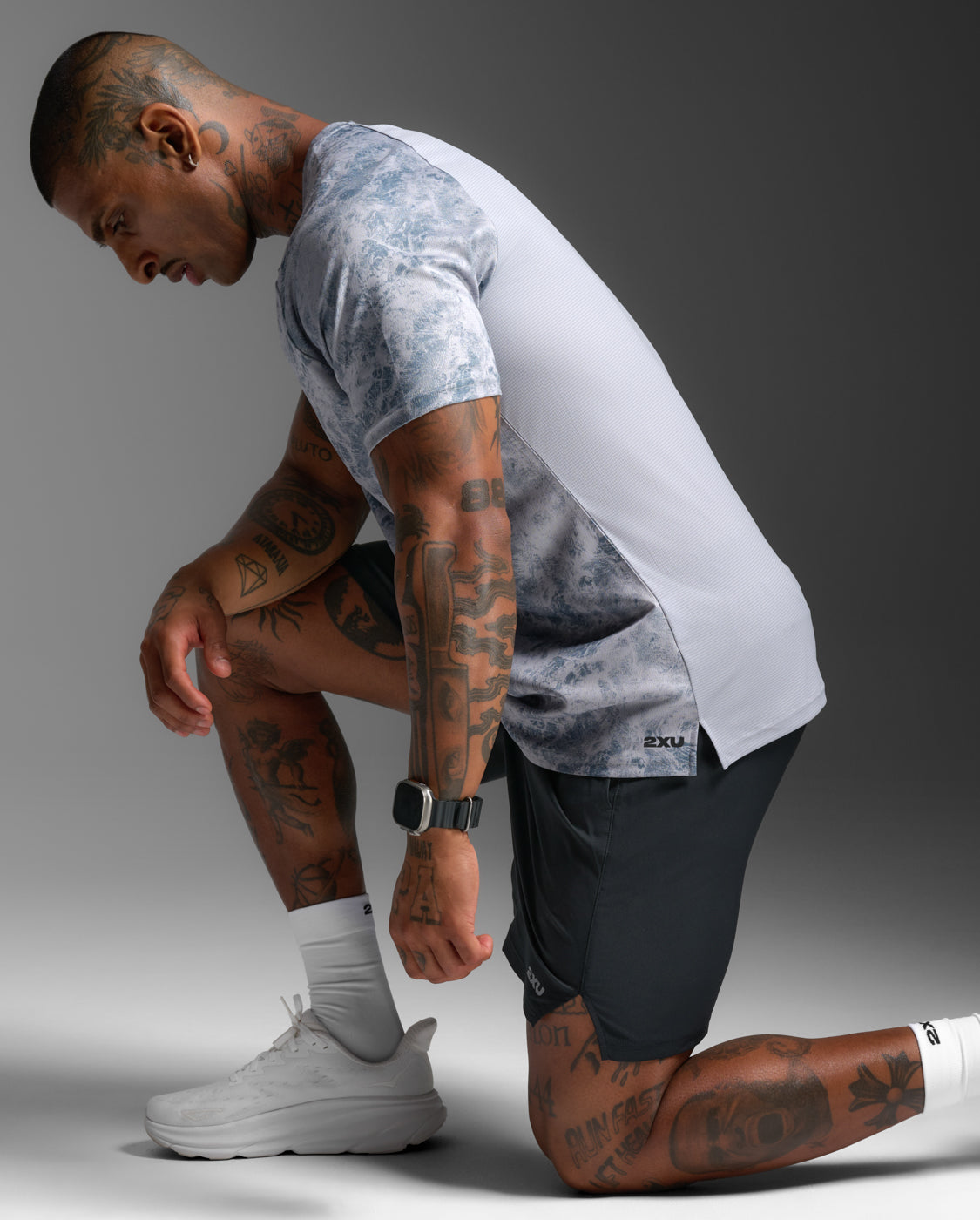 【NEW】メンズ エアロTEEシャツ MR7441A WMB/BRF