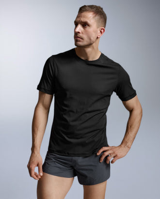 メンズ エアロ トレイルTee MR7672A BLK/BRF