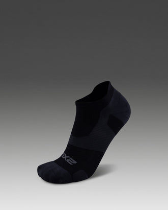 ヴェクター ライトクッションノーショーソックス UA5042E BLK/TTM