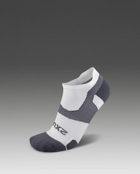 ヴェクター ライトクッションノーショーソックス UA5042E WHT/GRY