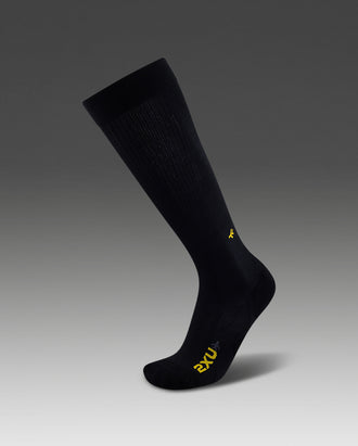 フライトコンプレッションソックス Ua5688e BLK/BLK