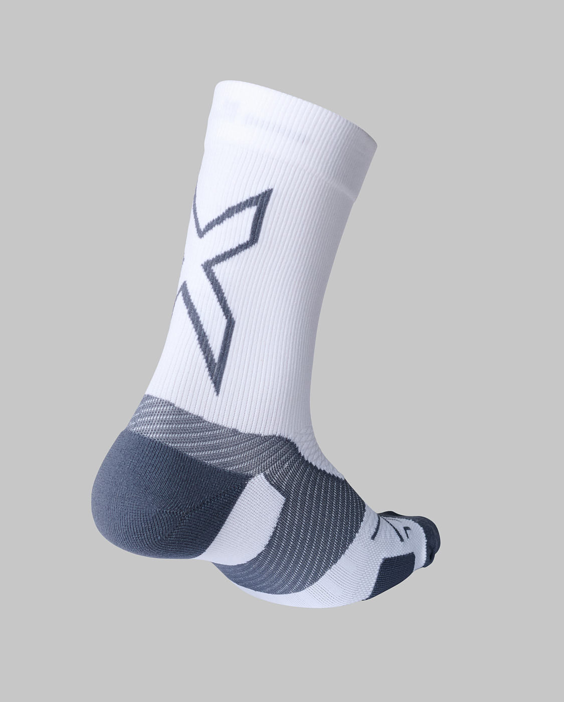 ベクター ライトクッション クルーソックス UA7005E WHT/GRY – 2XU Japan