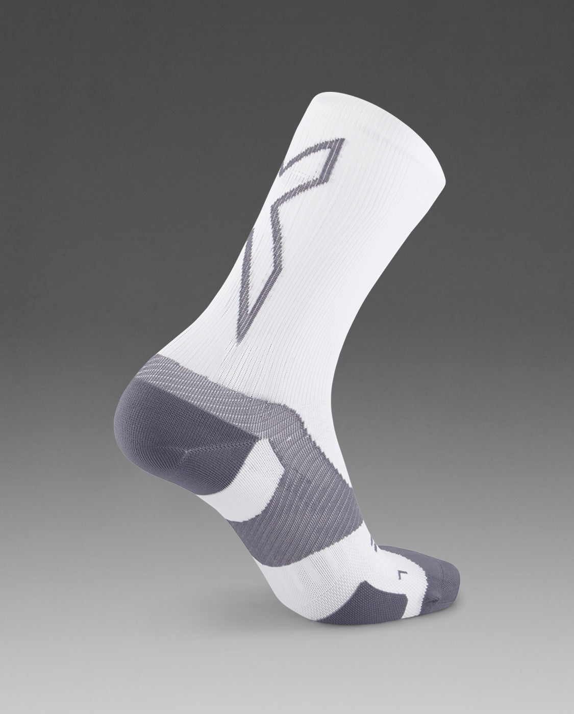 ベクター ライトクッション クルーソックス UA7005E WHT/GRY – 2XU Japan