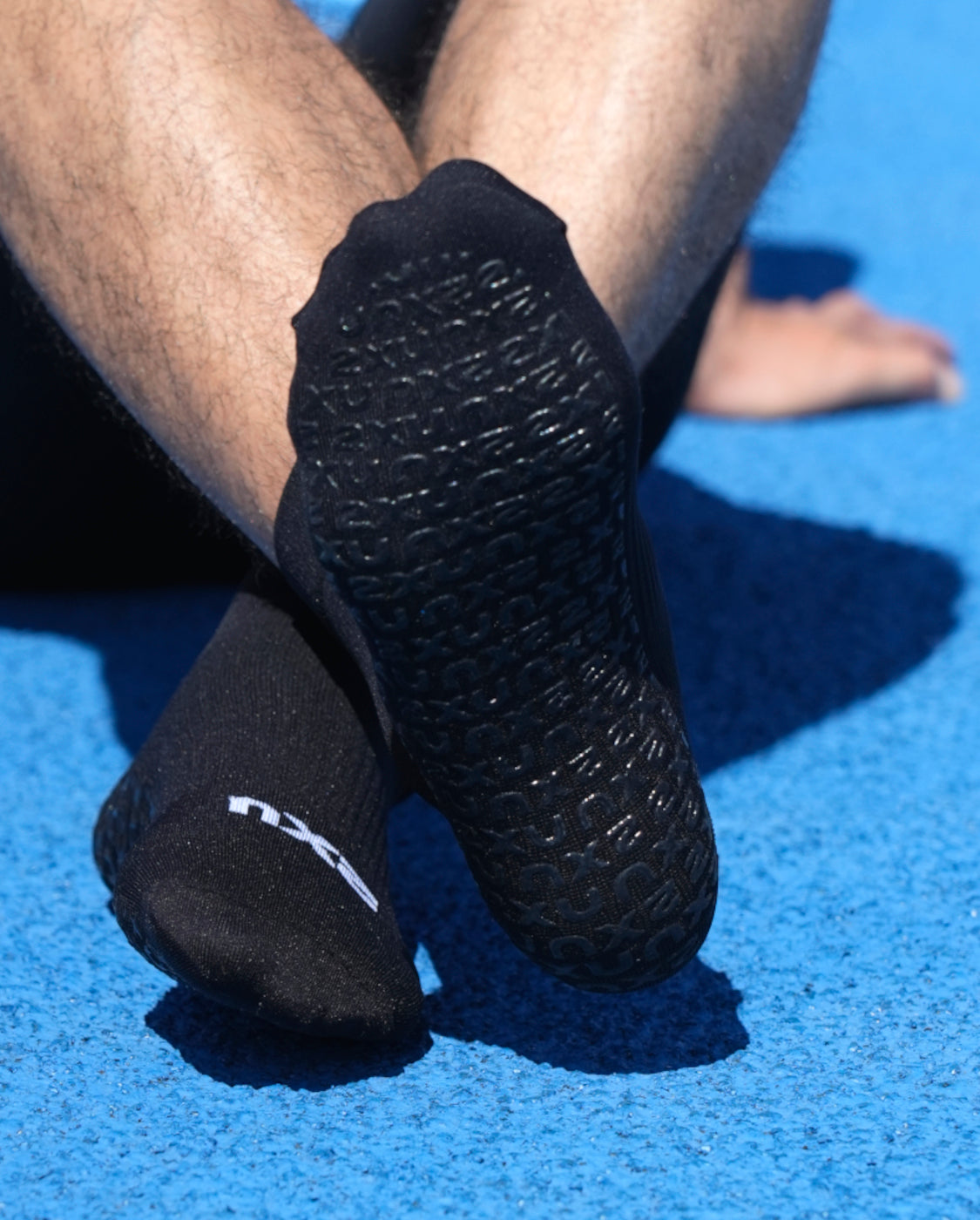 パフォーマンス クルーグリップ ソックス UQ7356E BLK/WHT