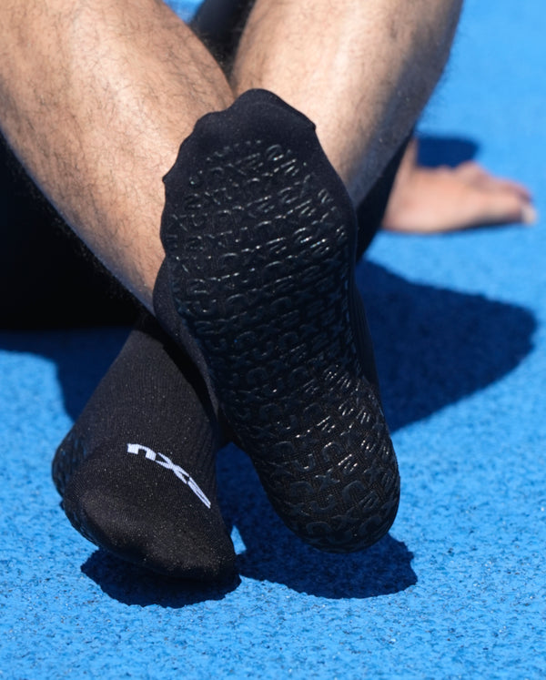 パフォーマンス クルーグリップ ソックス UQ7356E BLK/WHT