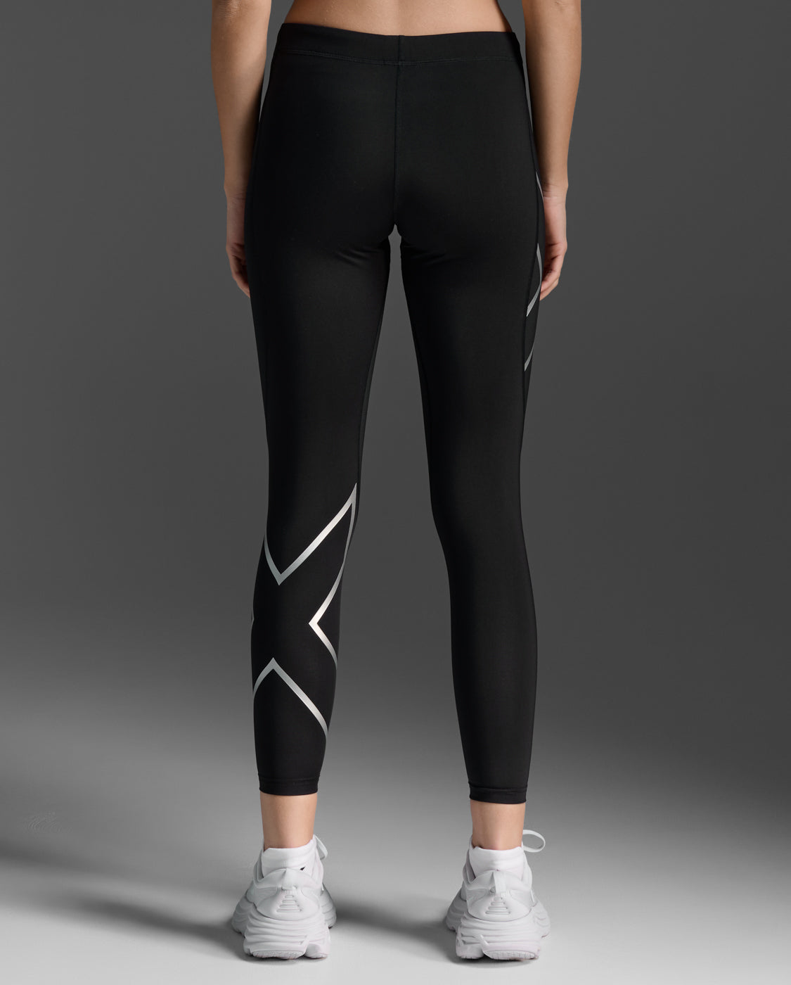 2XU タイツ ブラック グラデーションデザイン PWXコンプレッションタイツ wa4173b BLK/SIL〈セール返品交換・不可