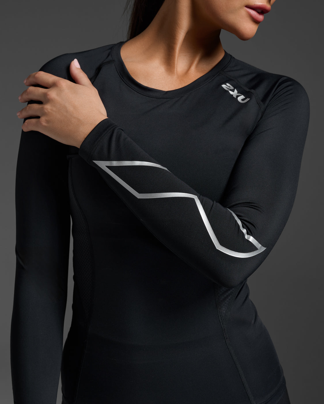 ウィメンズ PWXコンプレッションロングスリーブ WA6401A BLK/SIL – 2XU