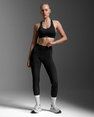 ウィメンズ ライトスピード リアクトハイライズ コンプレッションタイツ WA7516B BLK/BRF