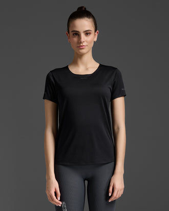 ウィメンズ ライトスピード テックTシャツ WR7152A BLK/BRF