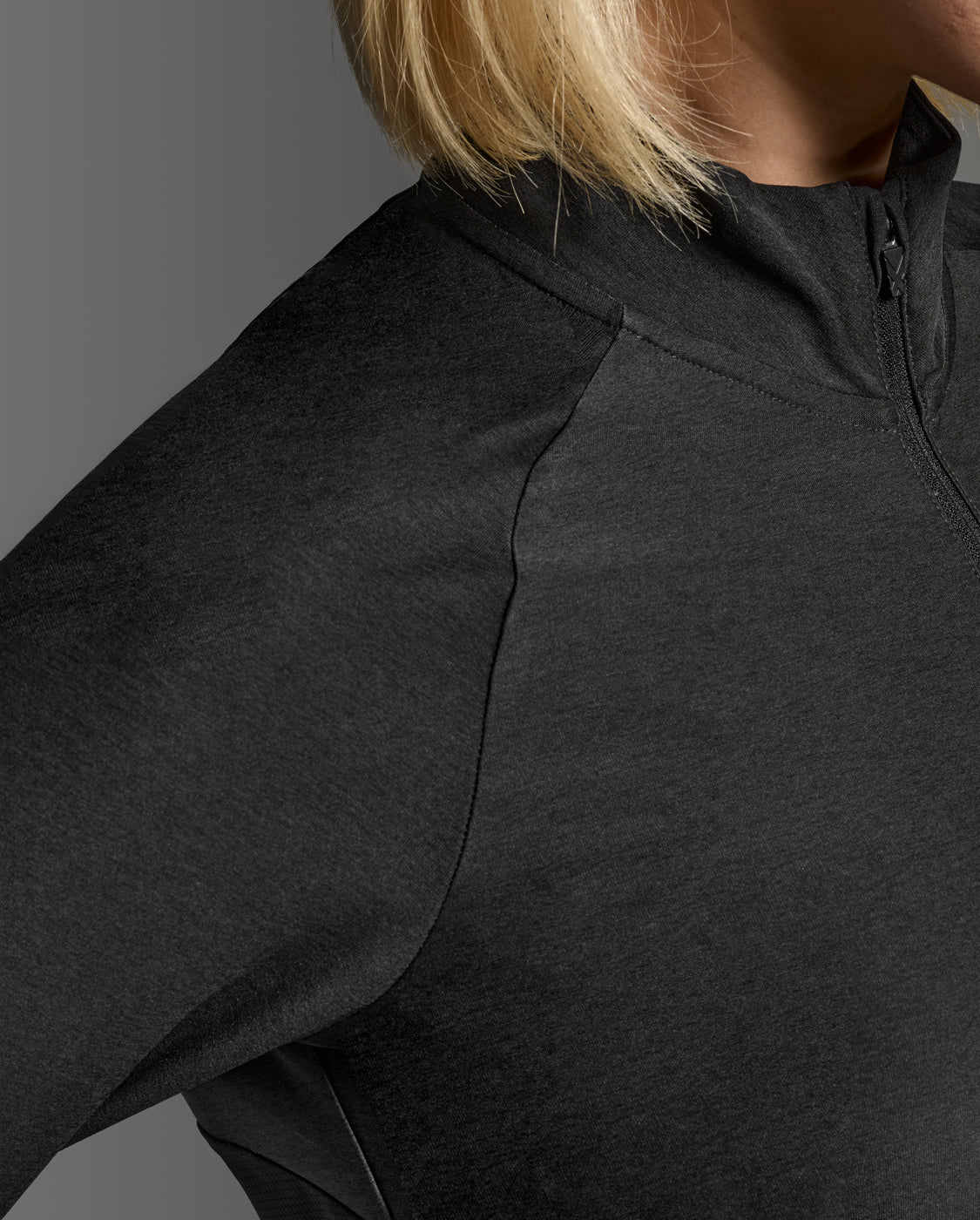 【NEW】ウィメンズ エアロ1/2 ジップ ロングスリーブ WR7245A BLK/SRF