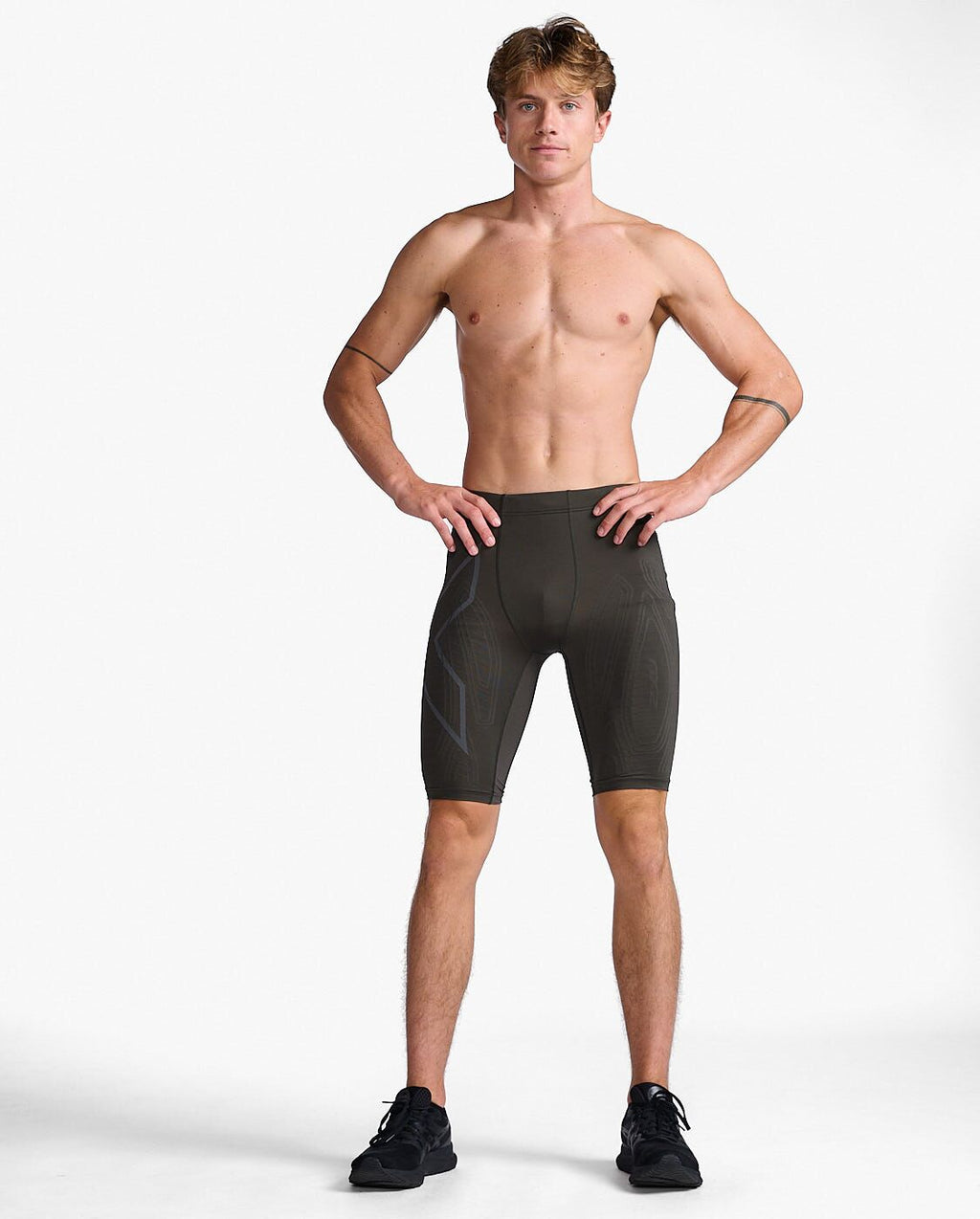 2XU MCS メンズ ランコンプショーツ MA5331B BLK/GRF - レギンス/スパッツ