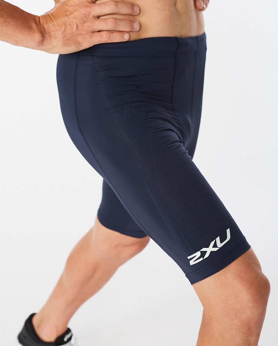 【2XU Official Shop限定】エリート MCS ランコンプレッションレースショート MA6409B MDN/WHT